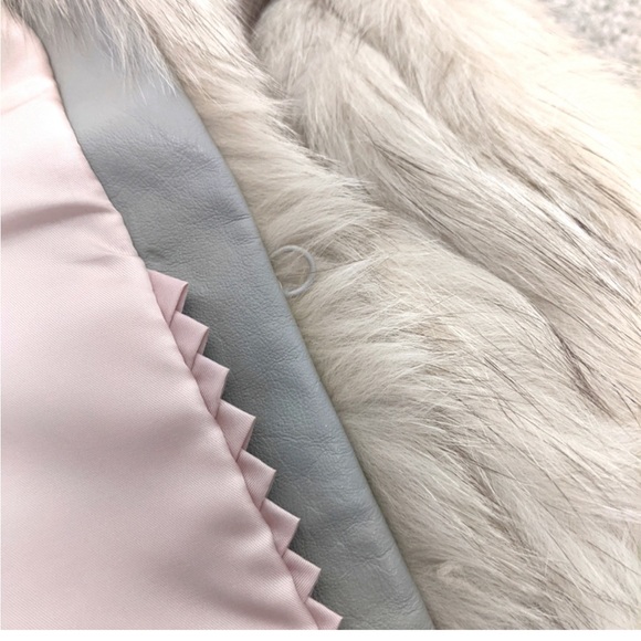 SAGA Fox Vintage Natural Blue Sable Fox Fur Women’s Jacket Size Small - Picture 5 of 14